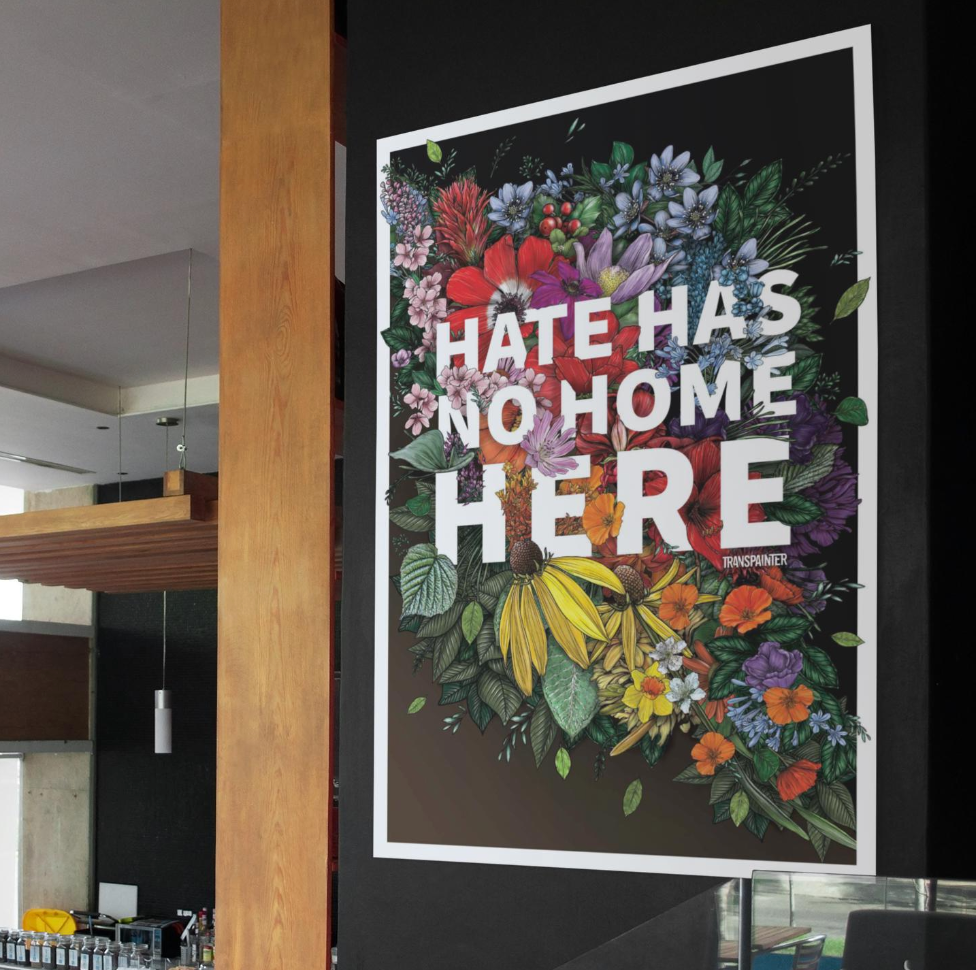 Hate Has No Home Here Wall Art