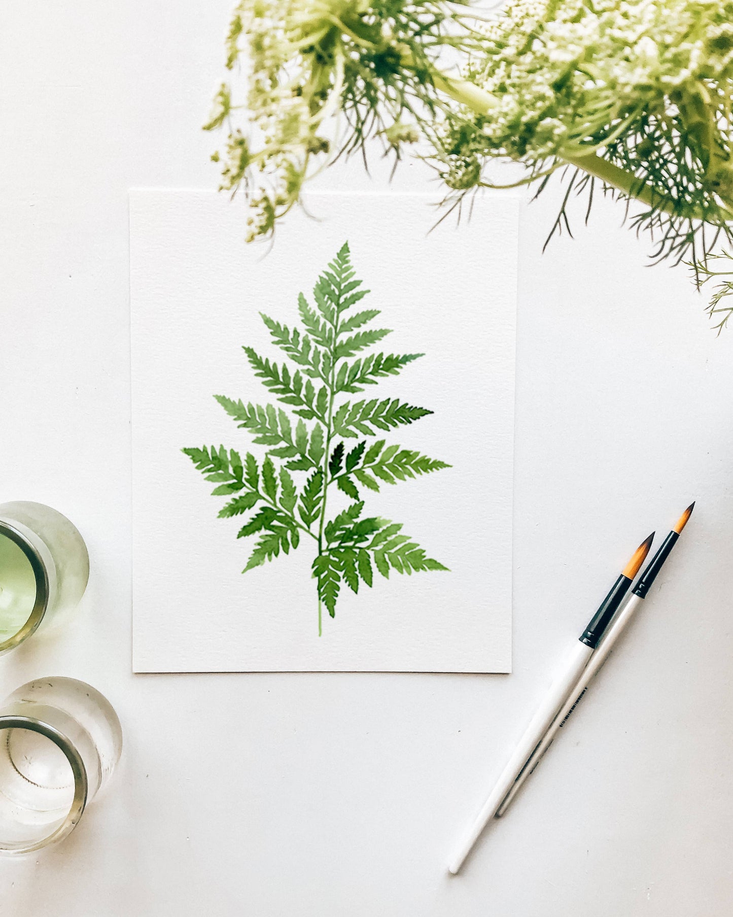 Botanical Watercolor DIY Art Kit