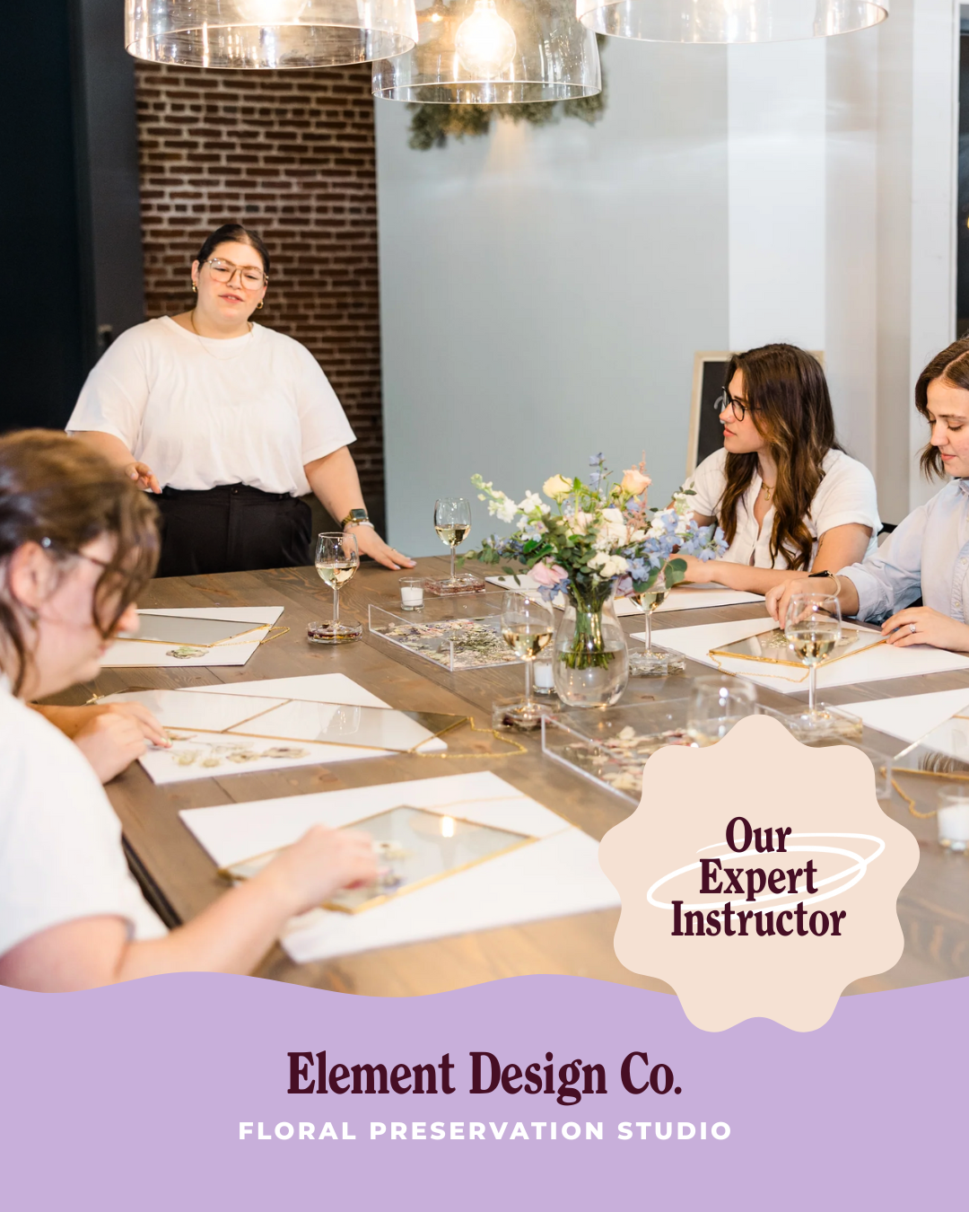 Pressed Flower Frames: Bloomery x Element Design