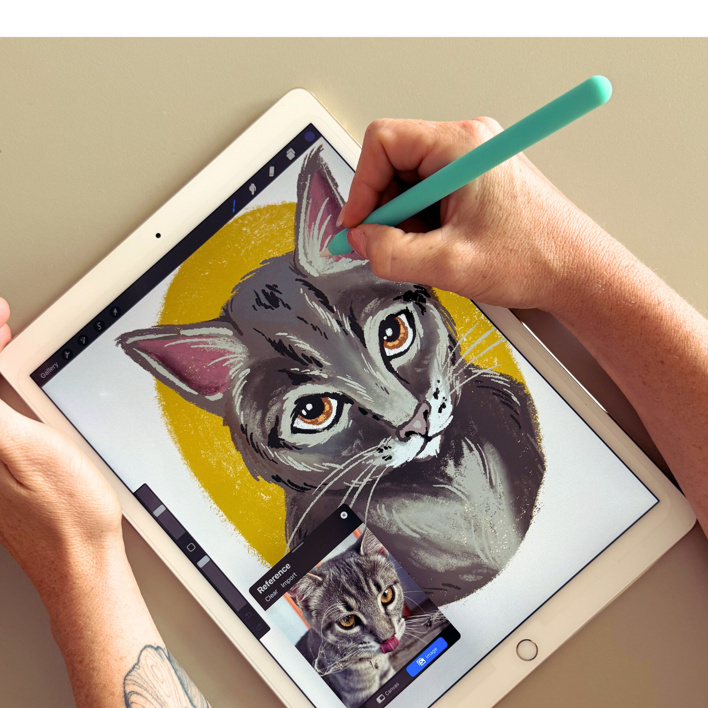 Pet Portrait Commission, Digitally Drawn by Ren!