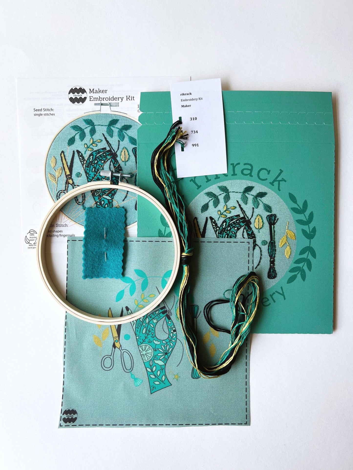 Maker Design Embroidery DIY Art Kit