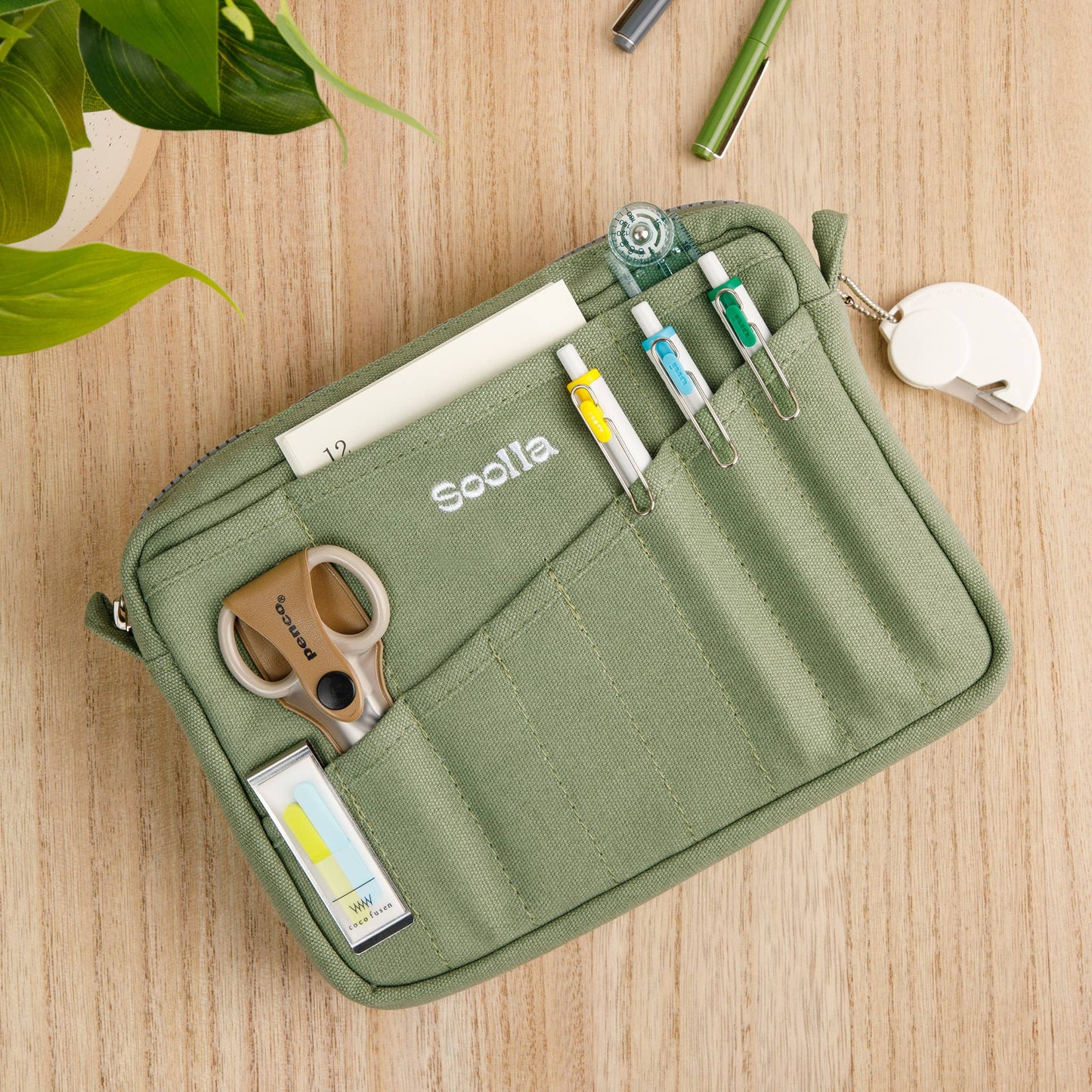 Soolla® Studio Pouch, Good Earth Green