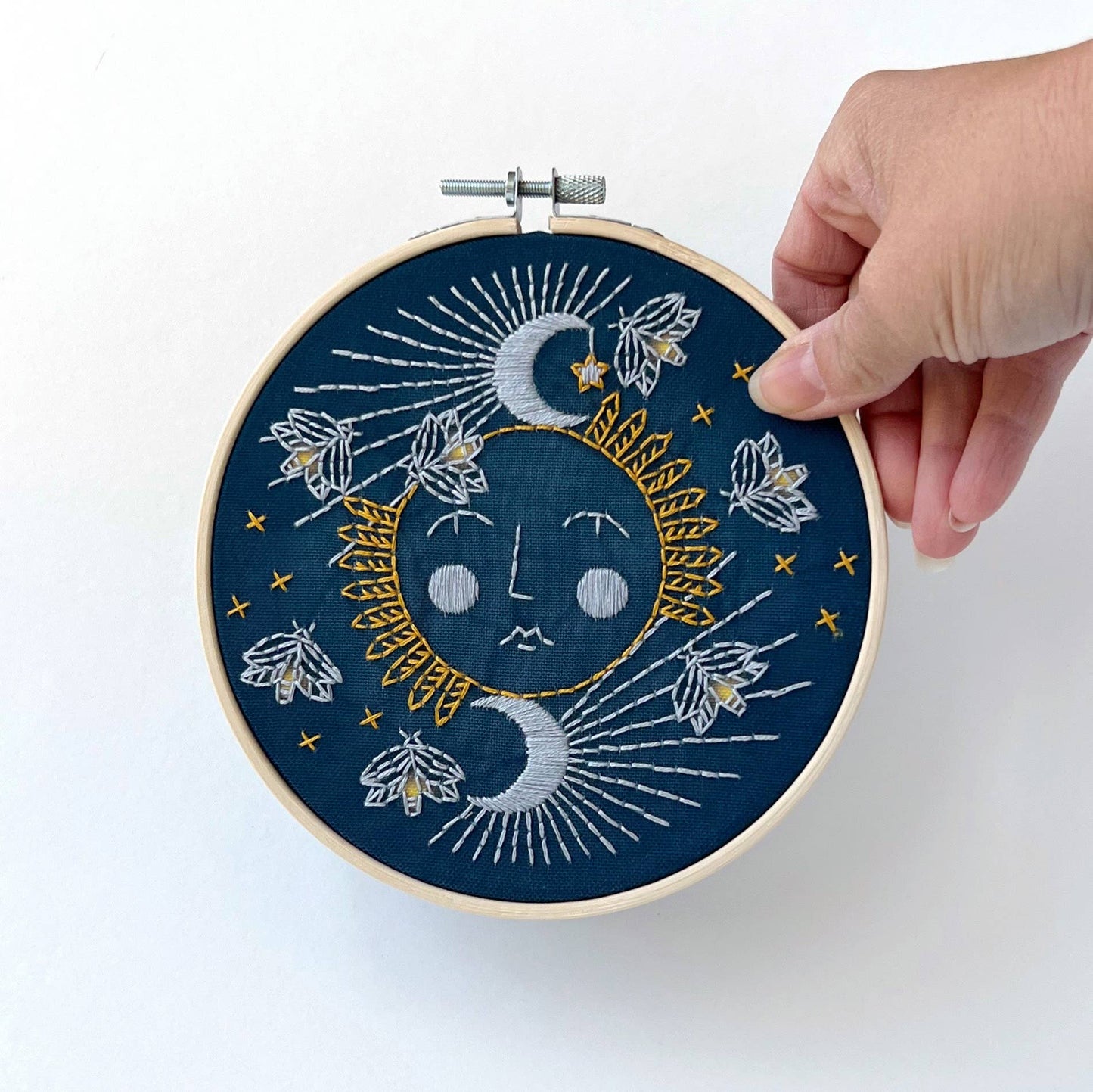 Moonglow Embroidery DIY Art Kit