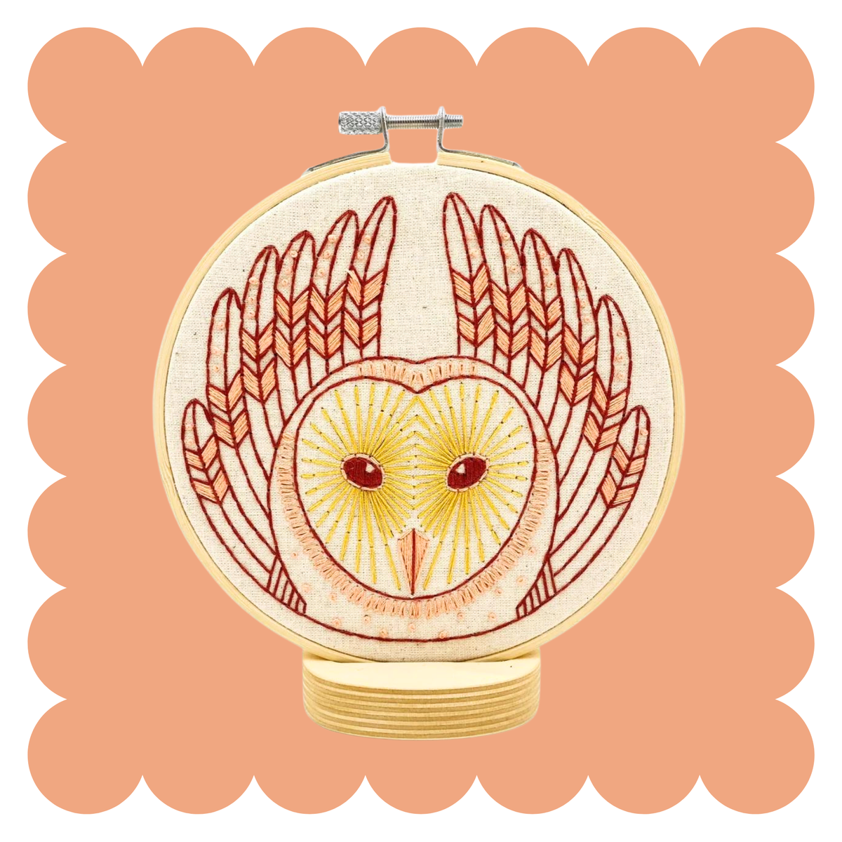 Barn Owl DIY Embroidery Kit