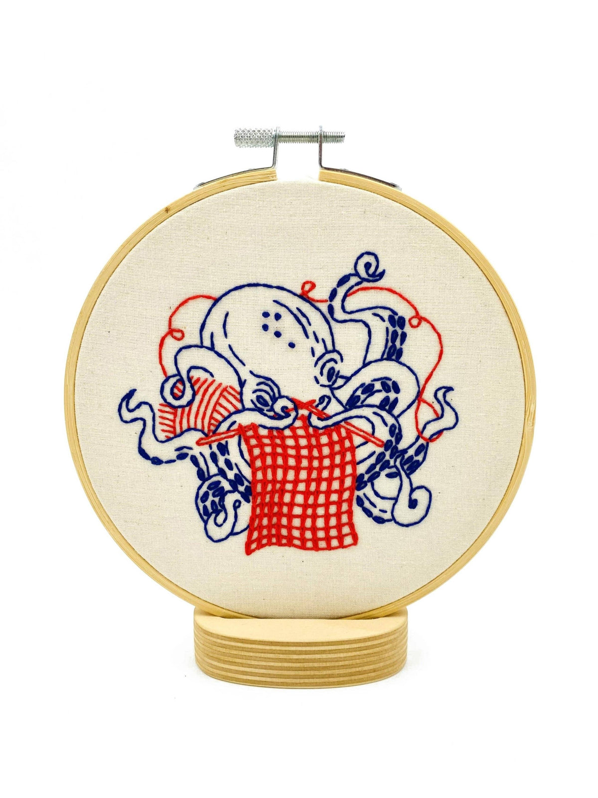 Octopus Knitting DIY Embroidery Kit
