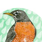 Rainy Robin 8x8" Art Print