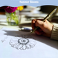 Flower Illustration with Ink: Summer Blooms
