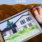 Digital House Portraits on the iPad