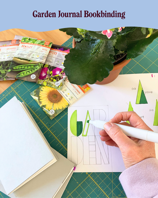 Garden Journal Bookbinding