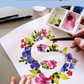 Watercolor Floral Monogram
