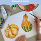 Painting with Gouache: Pumpkins & Gourds