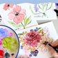 Expressive Watercolor & Ink Florals