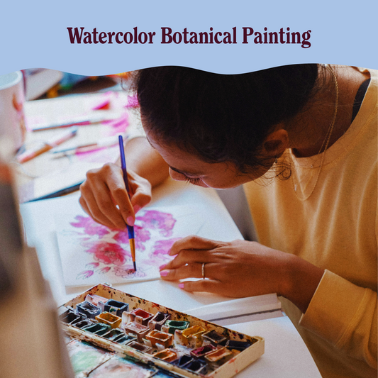 Expressive Watercolor & Ink Florals