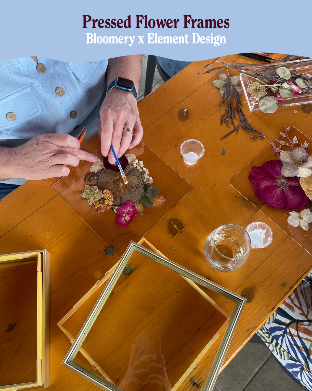 Pressed Flower Frames: Bloomery x Element Design