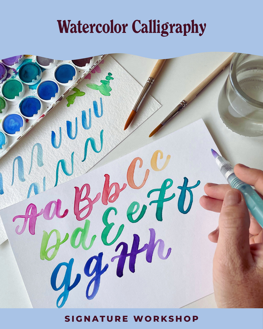 Watercolor Calligraphy