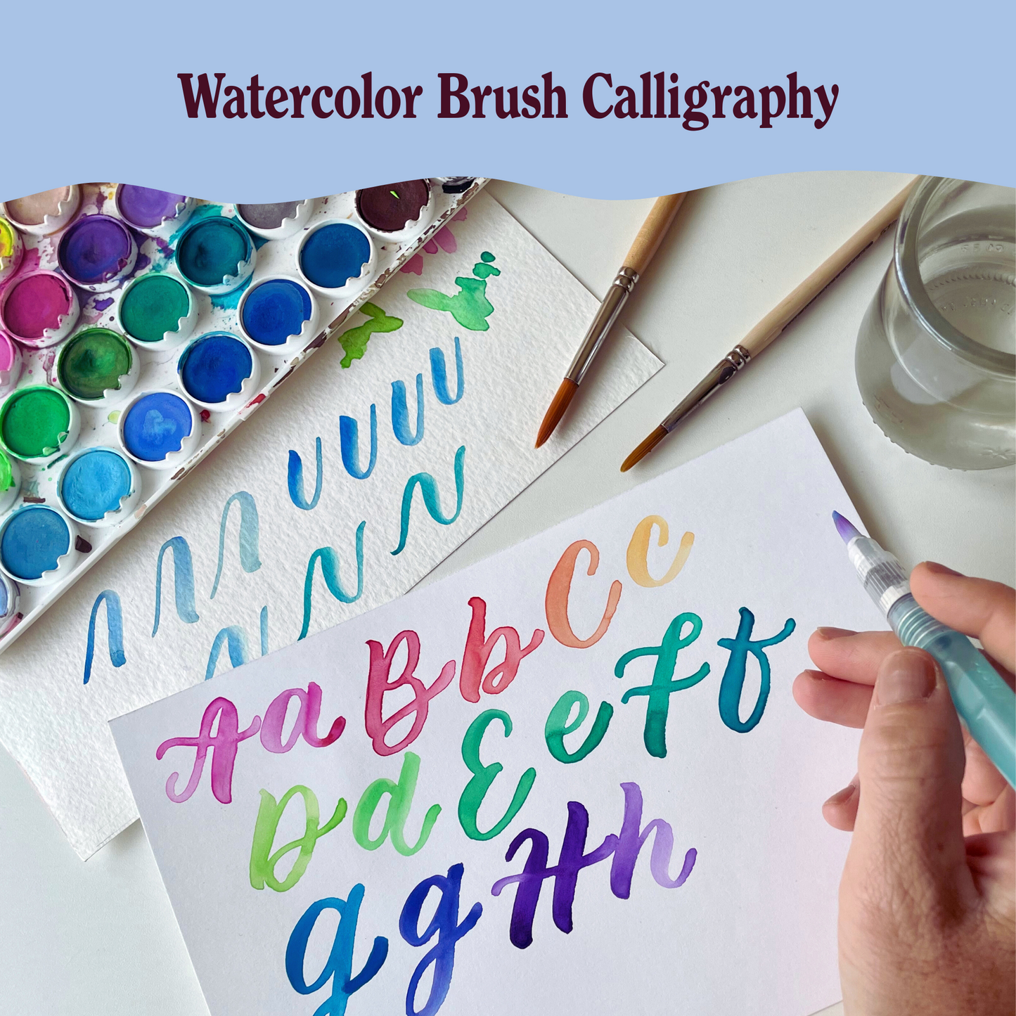 Watercolor Brush Calligraphy