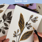 Graphic Painted Botanicals: Sumi Ink + Gold
