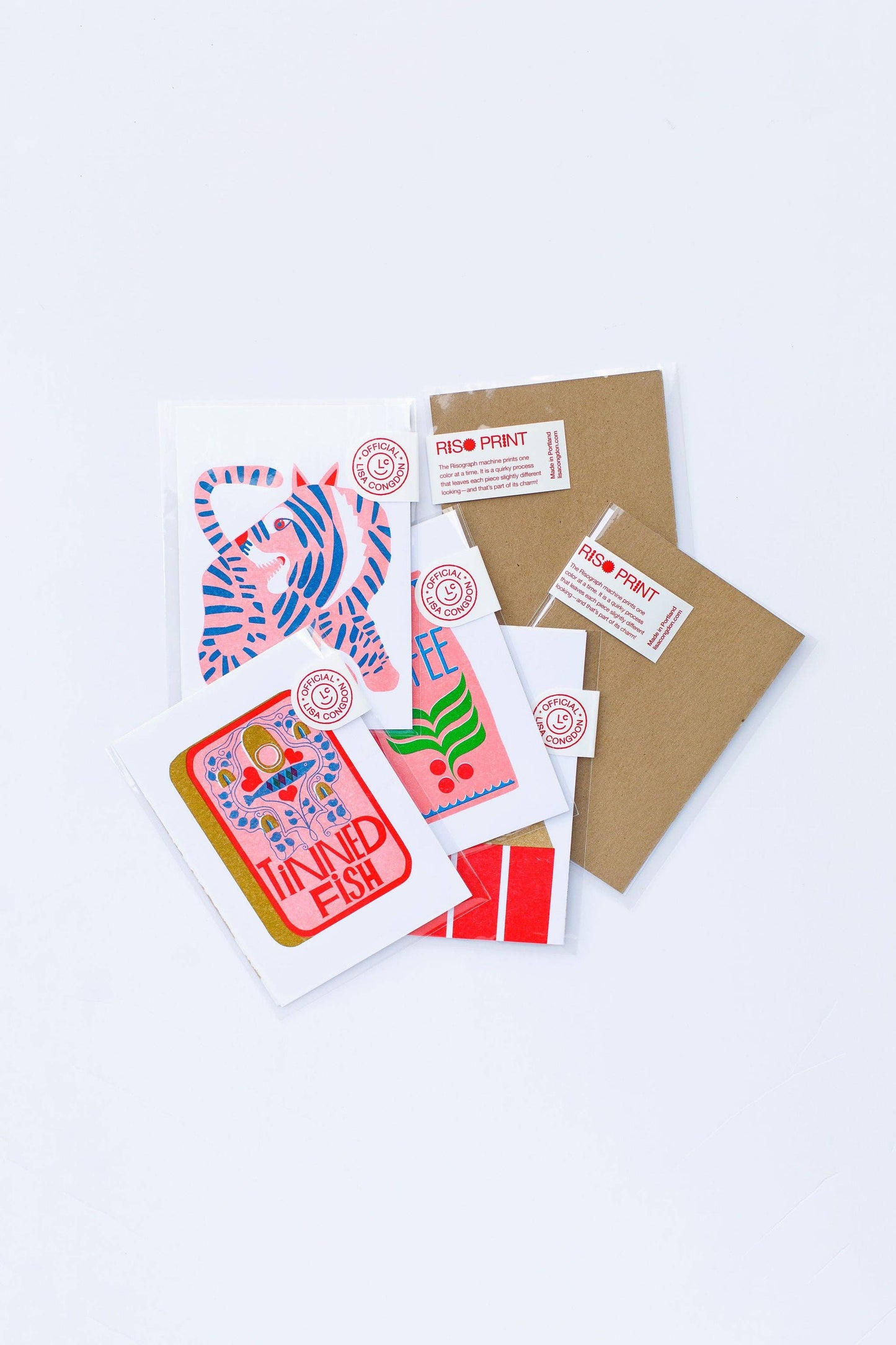 Pencil Point Mini Risograph Print