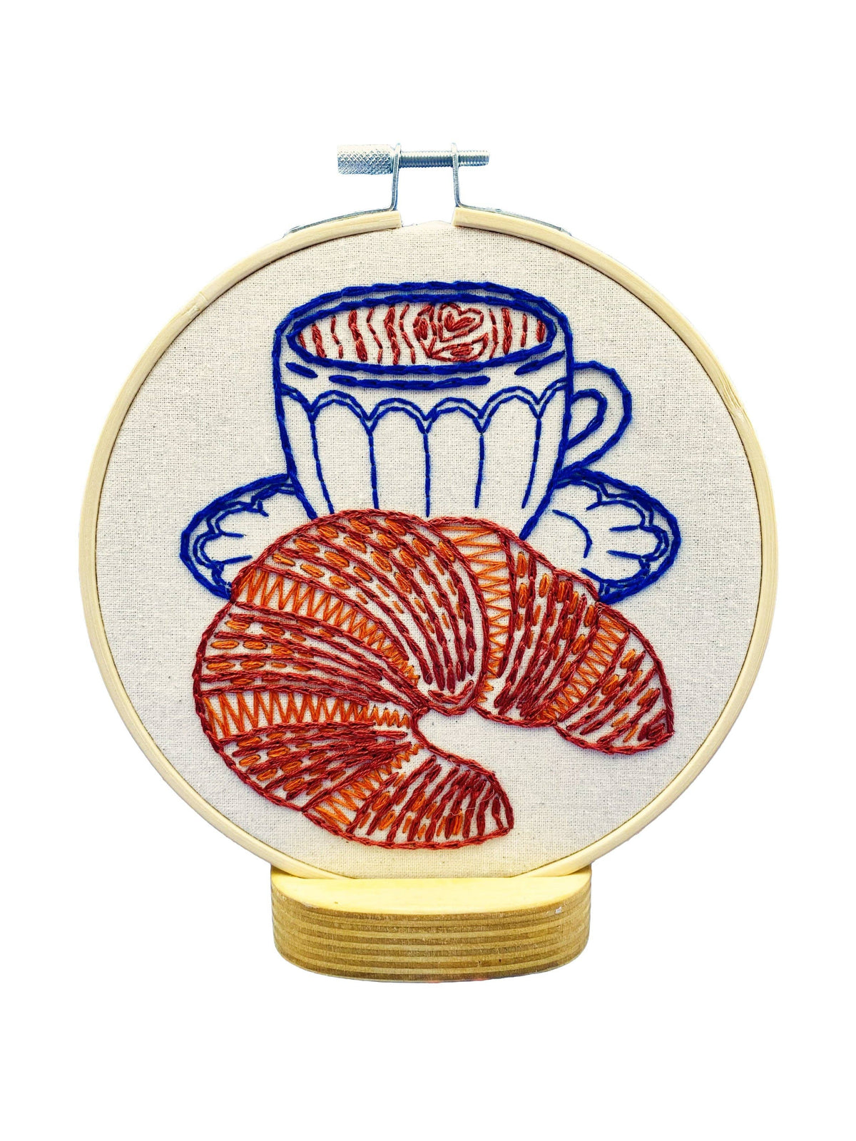 Croissant DIY Embroidery Kit