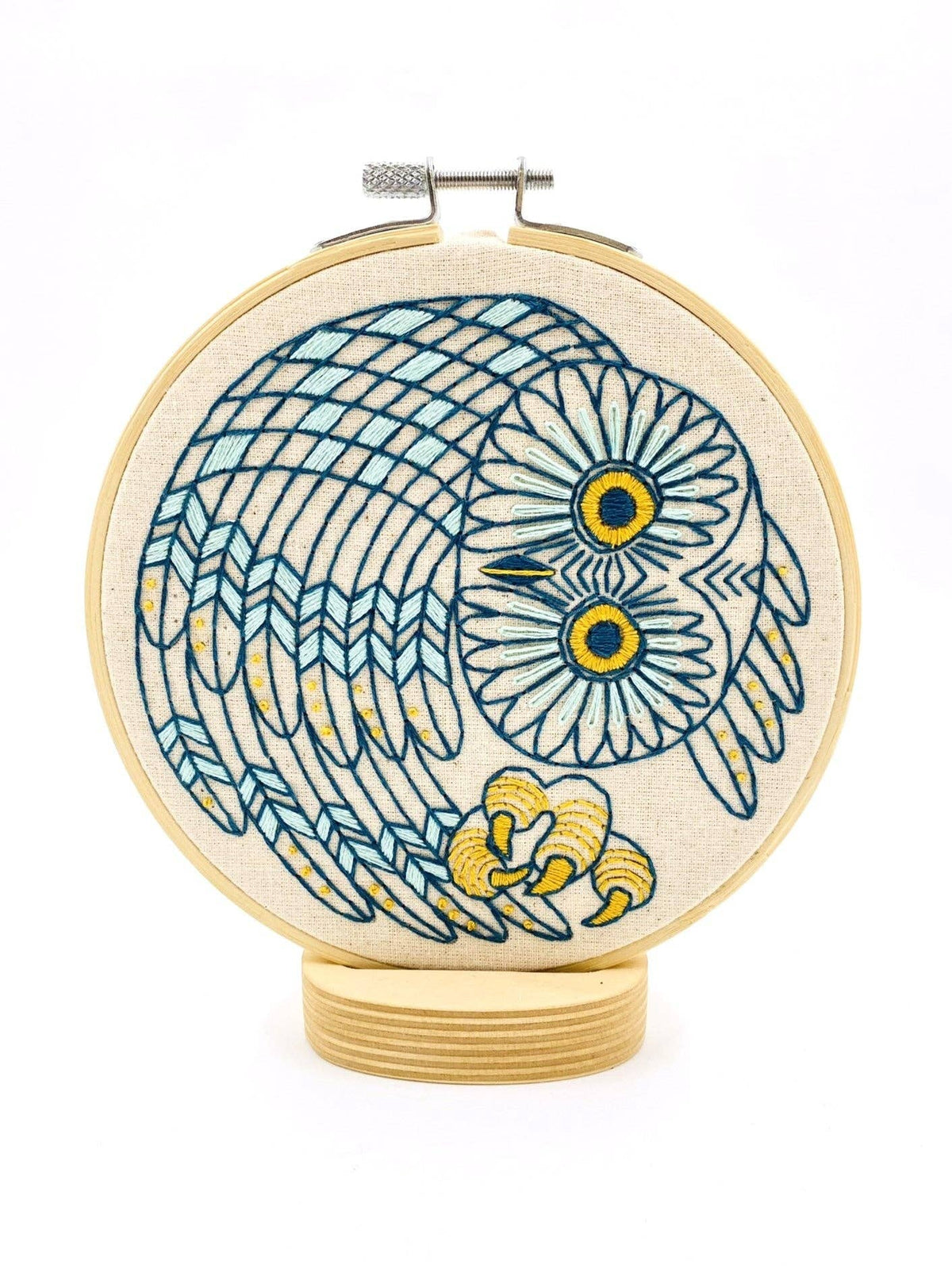 Saw-Whet Owl DIY Embroidery Kit