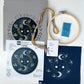 Reader Embroidery DIY Art Kit