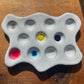 Handmade Ceramic Artist Paint Palette (Splat shape)