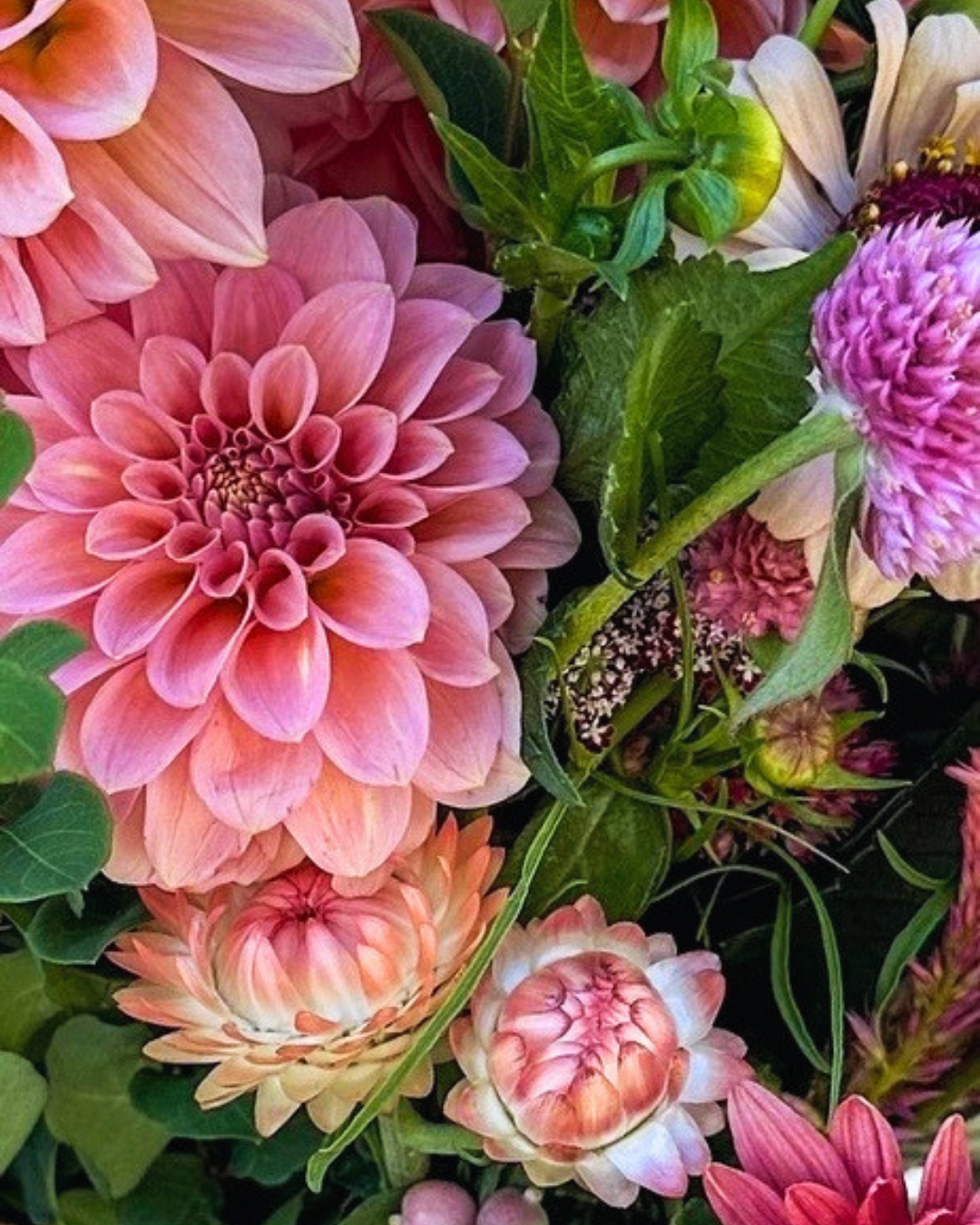 Inspiration from the Garden: Floral Arranging + Watercolor Painting
