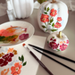Decorative Floral Pumpkin Painting with Acrylics