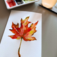 Watercolor Autumn Leaves