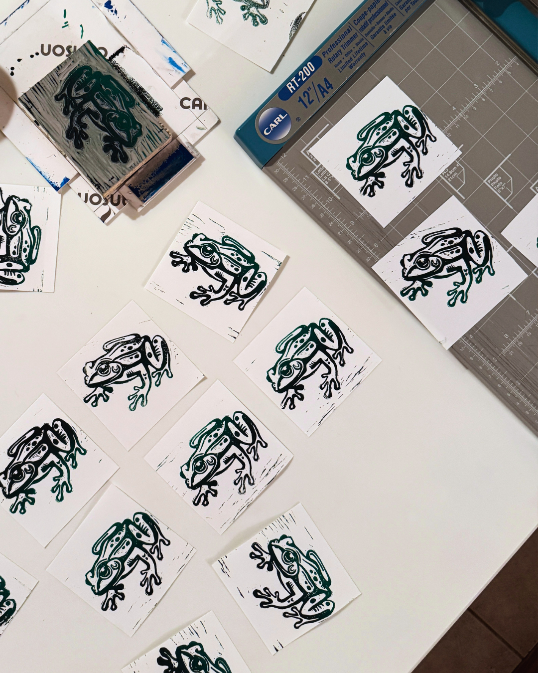 Linocut Stamp Carving for Beginners