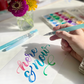 Watercolor Brush Calligraphy