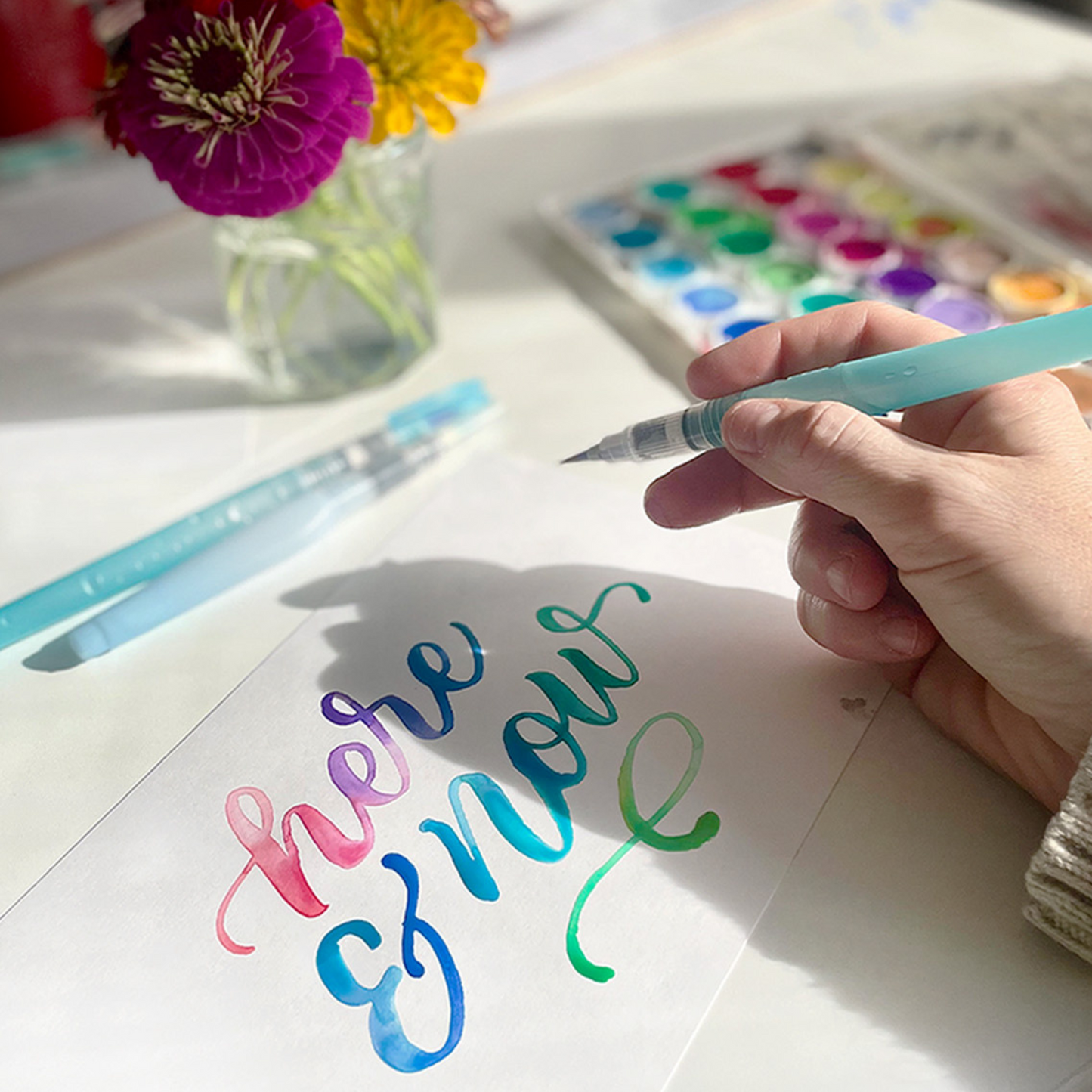 Watercolor Brush Calligraphy