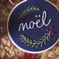 Holiday Embroidery Stitched Ornaments