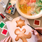Paint Gingerbread Treats in Gouache (with Cookie Party!)
