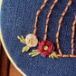Embroidery for Beginners: Floral Pumpkin Ornament