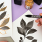 Graphic Painted Botanicals: Sumi Ink + Gold