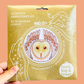 Barn Owl DIY Embroidery Kit