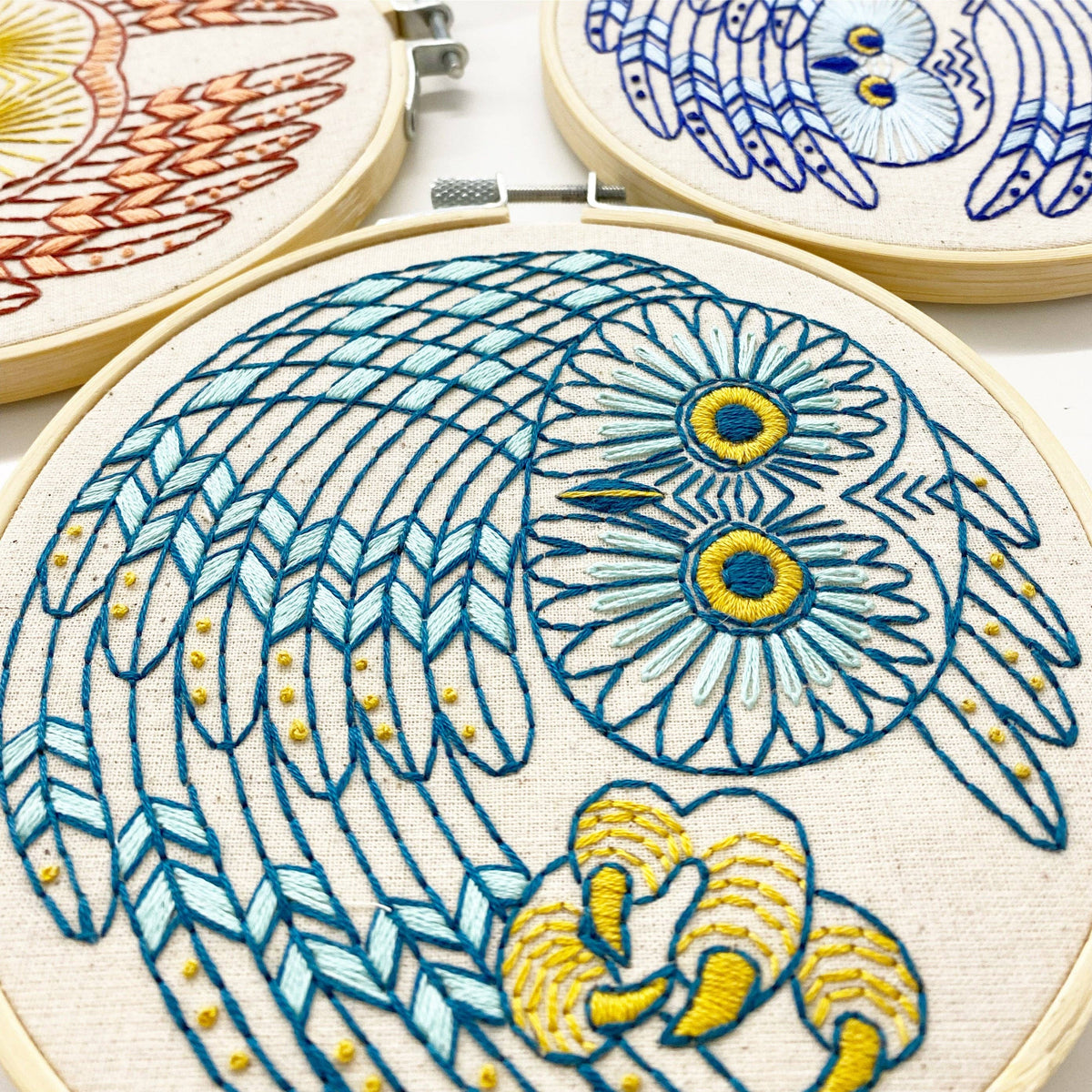 Saw-Whet Owl DIY Embroidery Kit