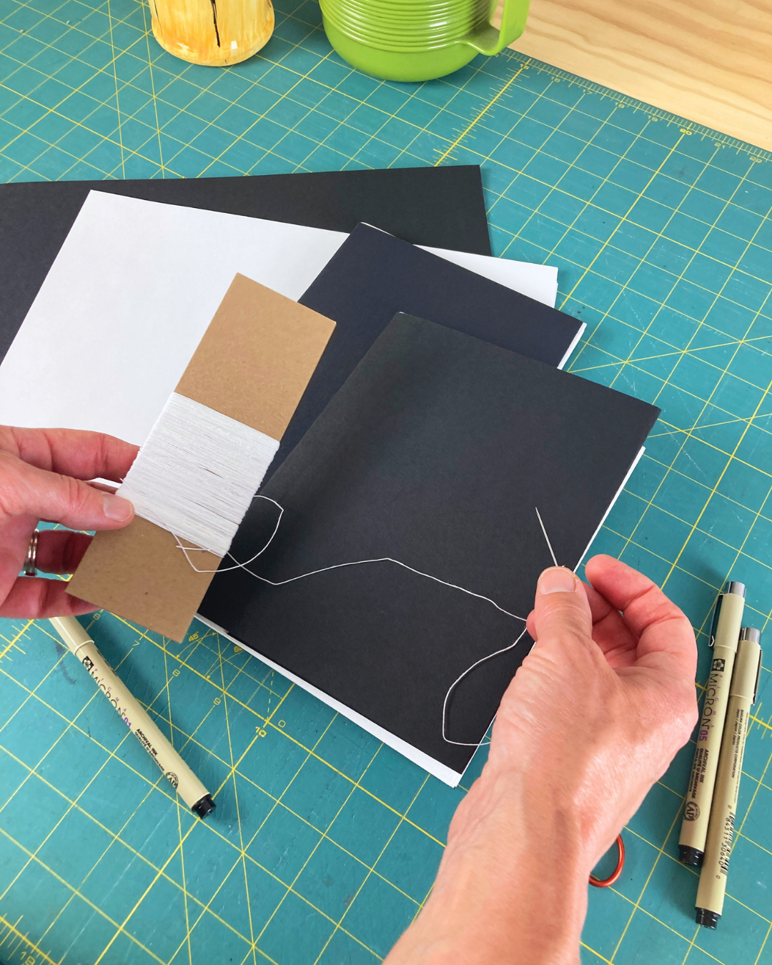 Hand Stitched Sketchbooks for Creative Drawing