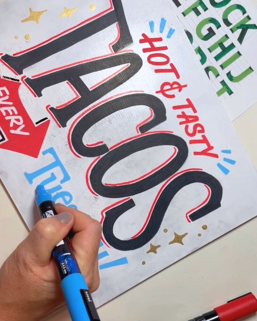 Vintage Hand Lettered Sign Painting