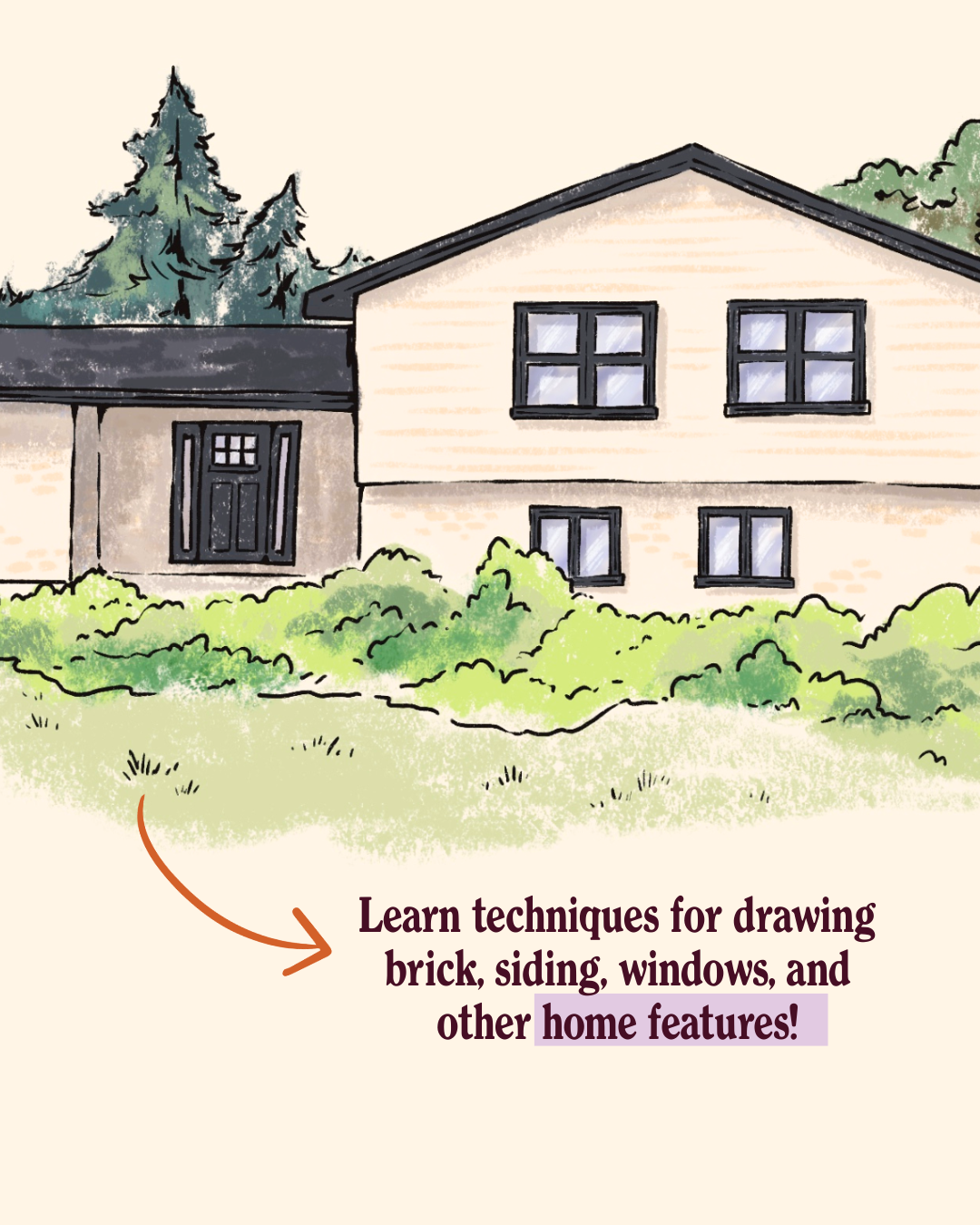 Digital House Drawing on the iPad