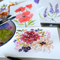 Inspiration from the Garden: Floral Arranging + Watercolor Painting