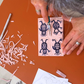 Linocut Stamp Carving: Seasonal Holiday Inspired