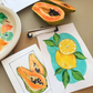 Summer Fruit Painting in Gouache