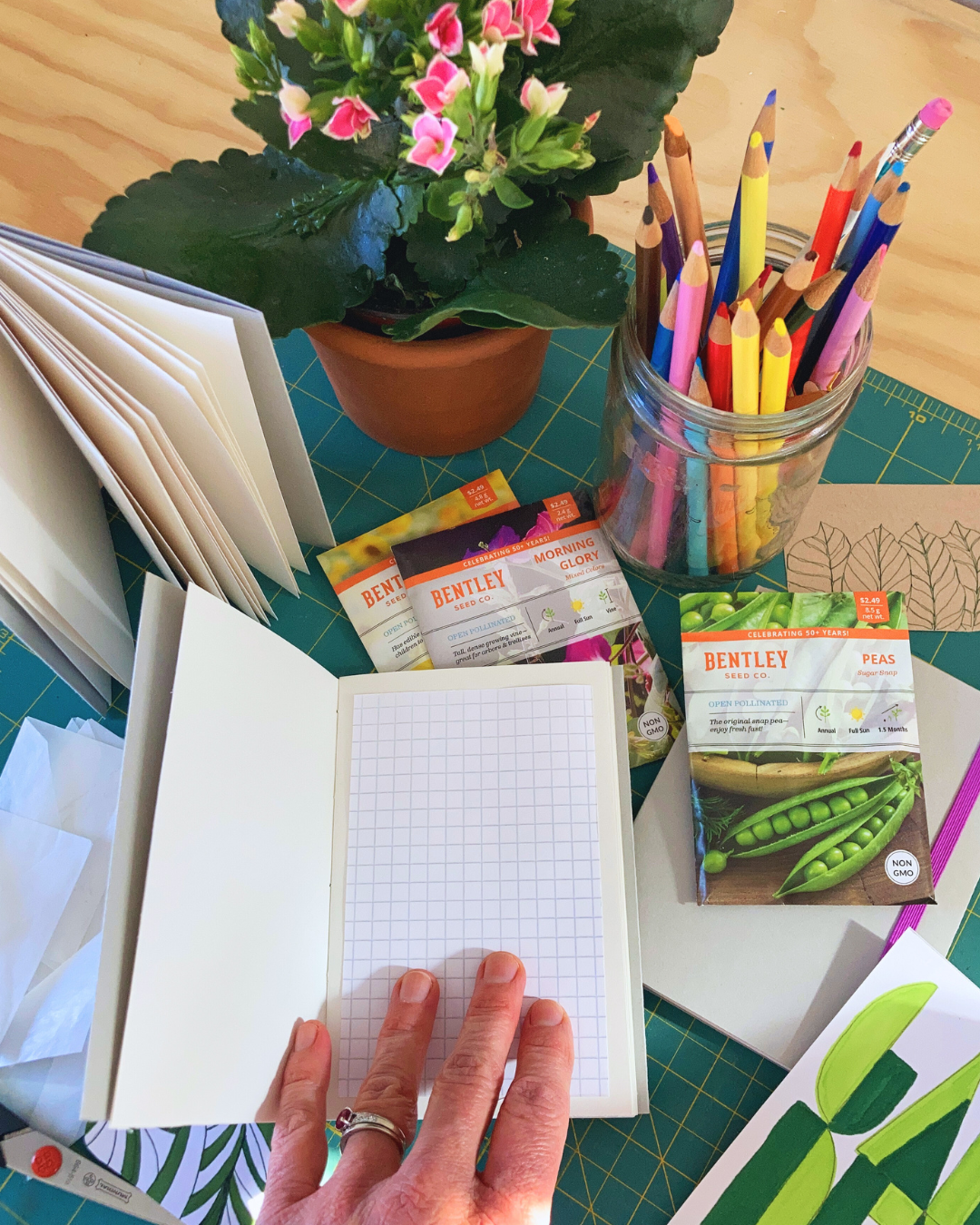 Garden Journal Bookbinding