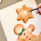 Paint Gingerbread Treats in Gouache (with Cookie Party!)