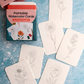Paintable Watercolor Card Deck — Summer Flowers