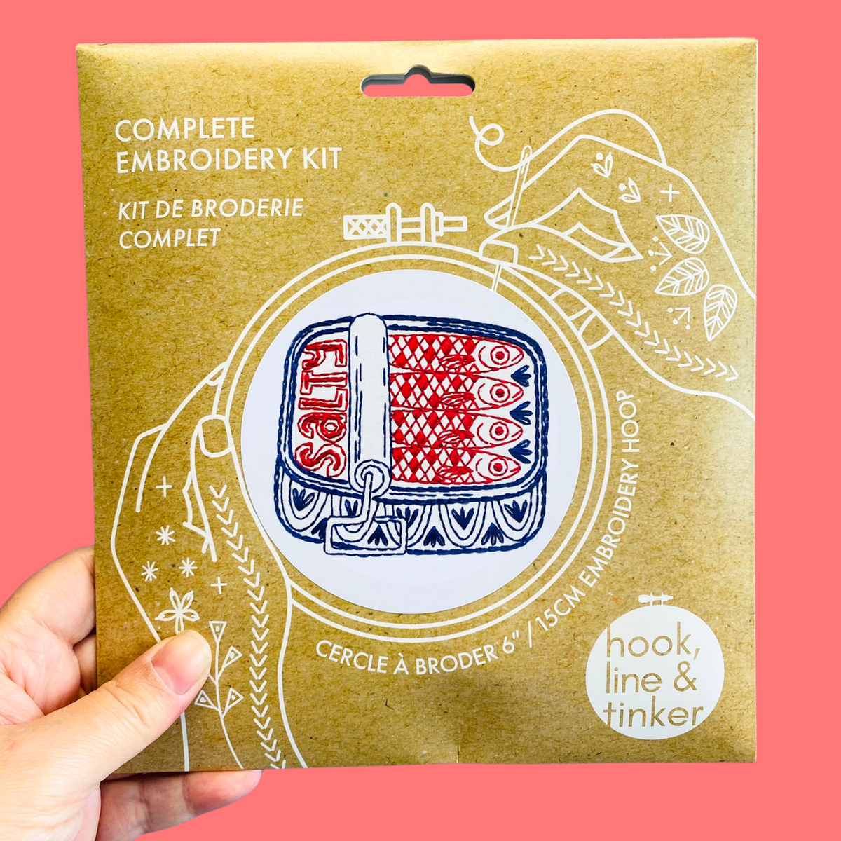 Sardines DIY Embroidery Kit