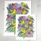 A Charm of Finches Art Print