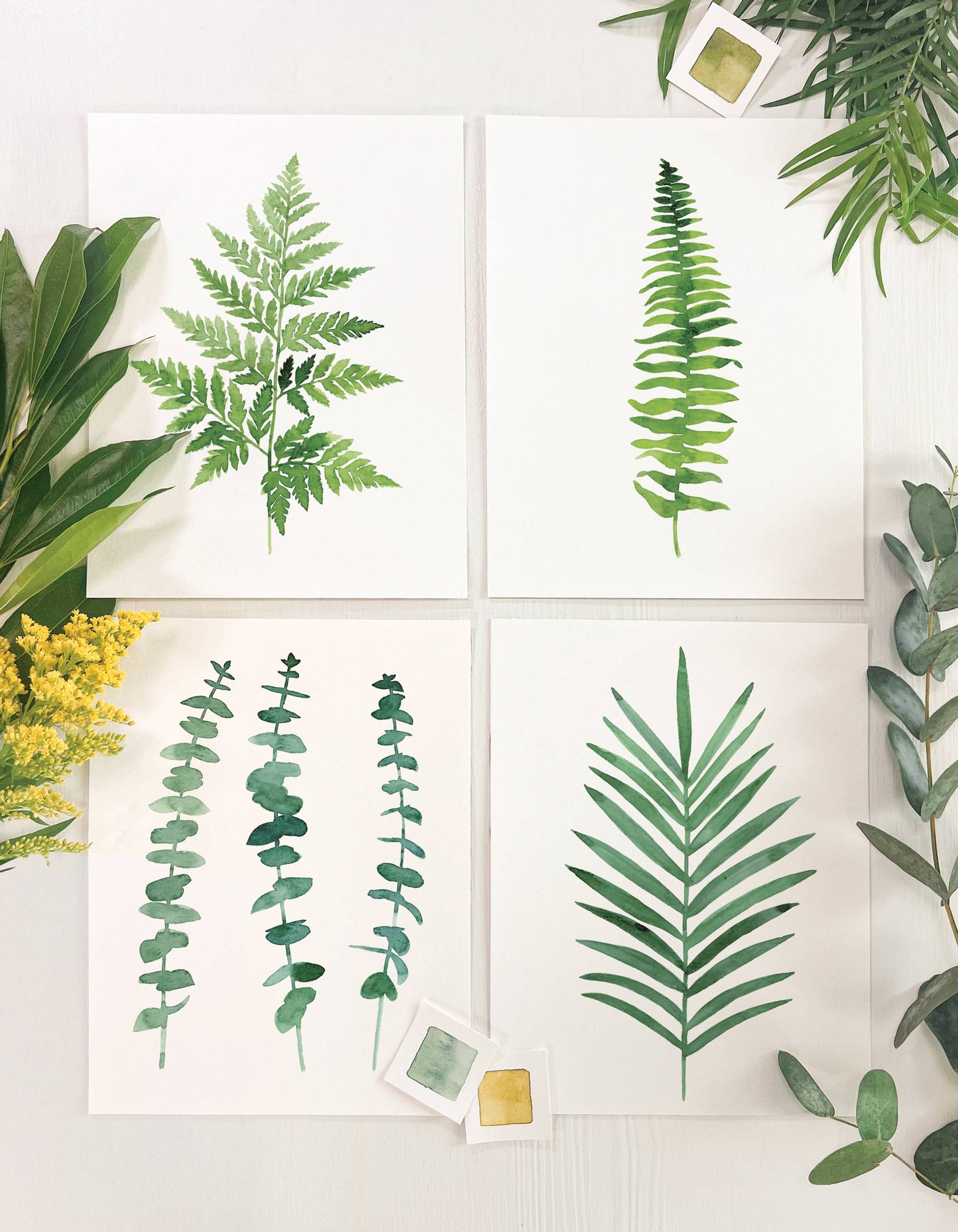Botanical Watercolor DIY Art Kit